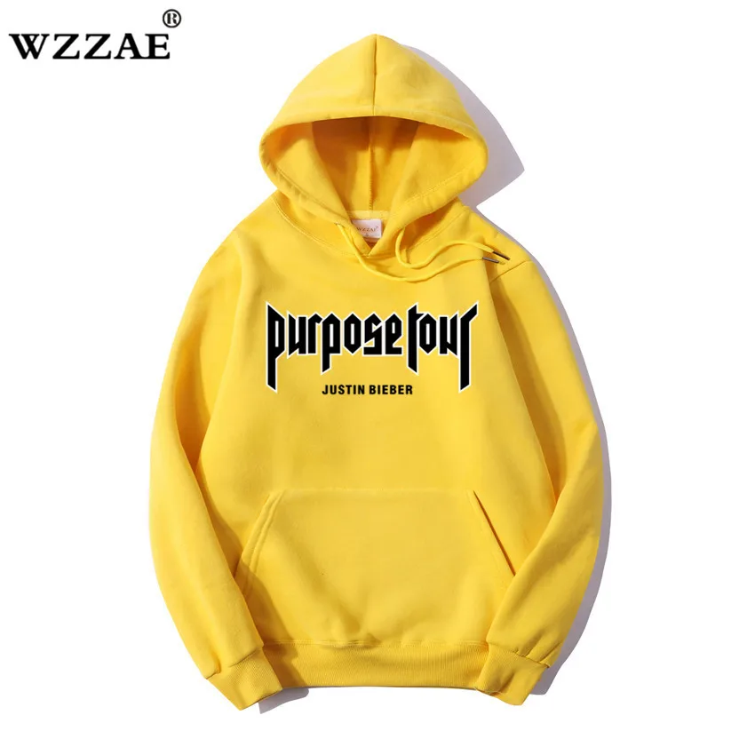 Very Good Quality Hip Hop Hoodies Fleece Men Streetwear Justin Bieber
Purpose Tour Hoodies Sweatshirts Men And Women 2018 New