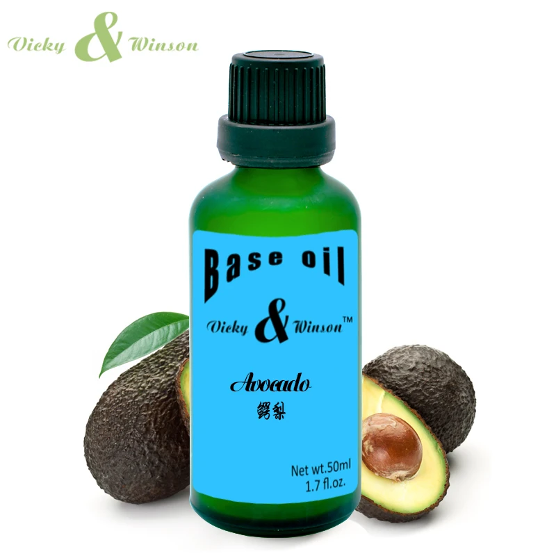 Vicky&winson Avocado oil 50ml Lighten spots Deep Cleansing Eliminate 100% pure plant base oil Essential oils skin care VWJC2 vicky