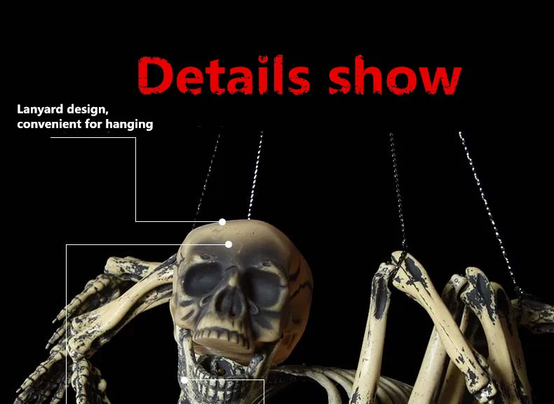 KTV дом с привидениями бар украшения реквизит скелет лебедка Хэллоуин деятельности розыгрыши игрушка фигурка демона