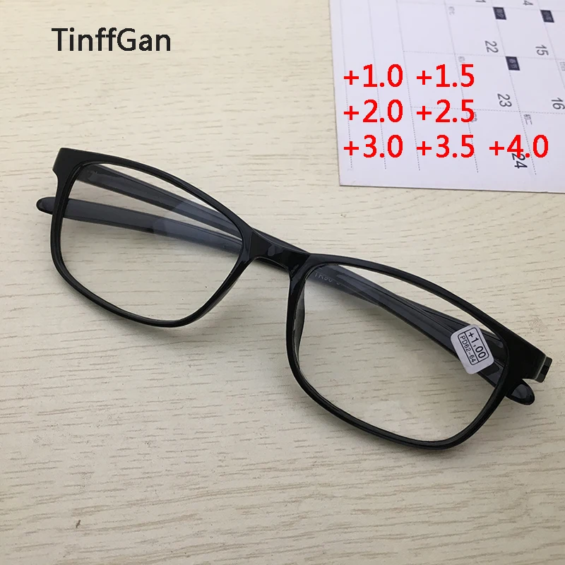 Очки для чтения TinffGan с диоптриями чёрные красные коричневые 100 + 1 5 2|reading glasses|reading