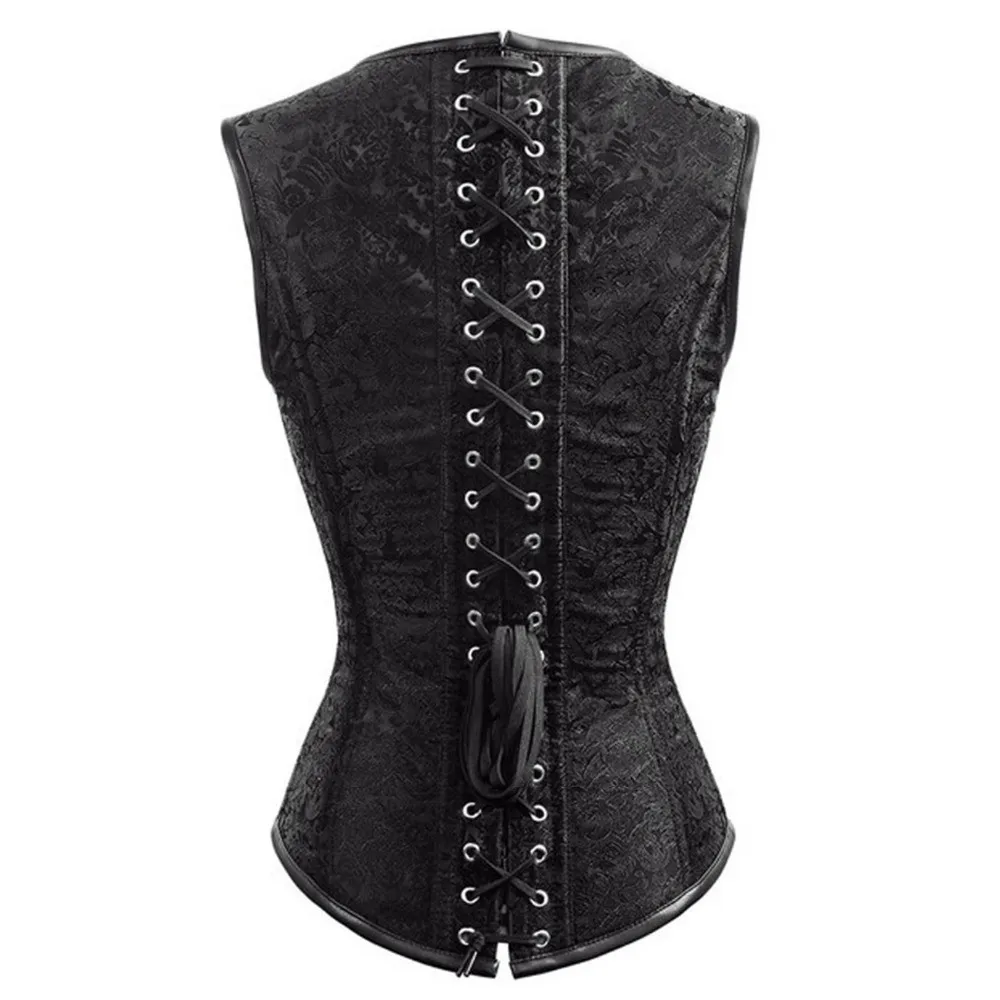 Steampunk-Corsets-And-Bustiers-Red-Brocade-Sexy-Cupless-Vest-Corset-Slimming-Gothic-Waist-Corsage-Corselet-Steel (3)