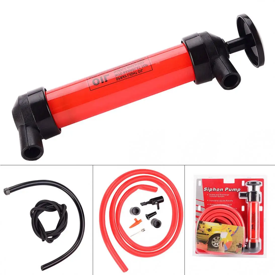 

Manual Multi-Function Inflatable Pump Simple Pumping Unit Portable Outdoor Emergency Pumping with Manual Oil Suction Pipe