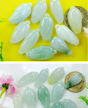 

Natural ice species jade a goods corn scattered beads years old (spike) Ping an DIY bracelet jewelry accessories Jade Pendant