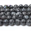 Natural Stone Beads Labradorite Larvikite Round Loose Beads For Jewelry Making 15.5inch/strand Pick Size 4 6 8 10 12 14mm ► Photo 3/6