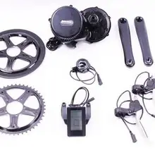 48V 500W центральный мотор электрический велосипед мотор преобразования комплект BBSO2 черный стандартный тип