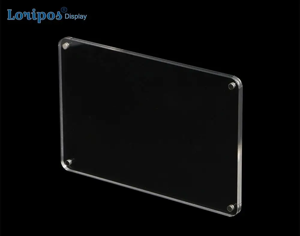 

Acrylic Transparent Photo Frame Rectangle Magnet Picture Frame High Quality Frames For Home Decor Birthday Gift Supply