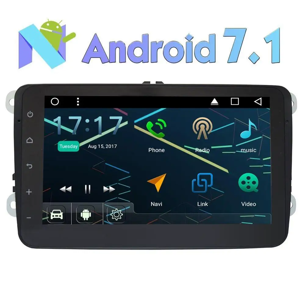 Eincar Android 7 1 автомобильный стерео 2 Din головное устройство авторадио для VW Golf Passat