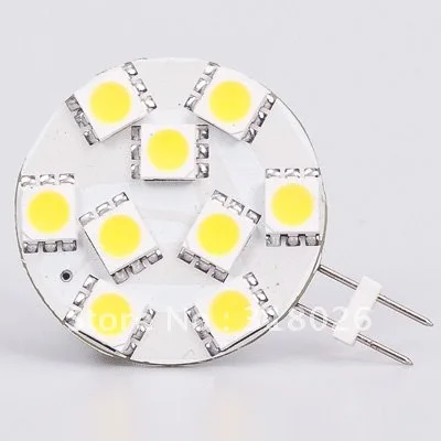 G4 База 9LED SMD 5050 широкое напряжение AC/DC10-30V круглая доска 180-198LM яхты лодки кораблей автомобилей тележки 5 шт/л