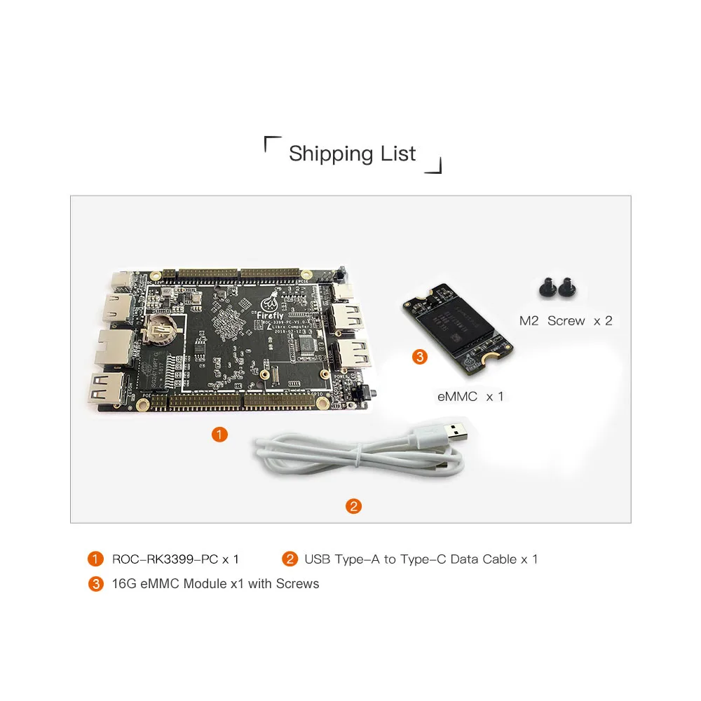 Firefly ROC RK3399 ПК на базе серверного уровня ARM Cortex A72, работает с Android 8,1 и Ubuntu 18,04, поддержка PD 2,0 и PO - Комплект: Комплект 2