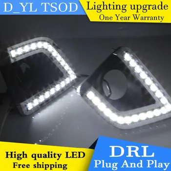 

Car styling For Toyota Corolla 14-15 LED DRL For led fog lamps daytime running High brightness guide LED DRL light Automobile