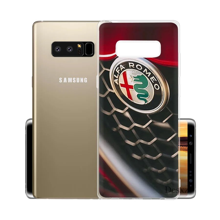 Desxz Alfa Romeo Логотип для samsung S8 S9 S10E S10 плюс S3 S4 S5 S6 S7 Edge Note 8 9 M10 M20 M30 крышка - Цвет: H12