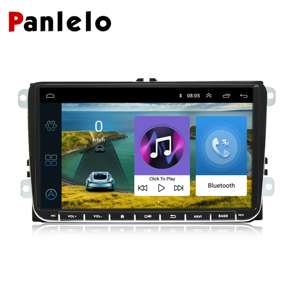 Panlelo S5 For VW 9 inch Car Android 6.0 GPS Navigation Car Stereo Radio Multimedia Player 2 Din Android For Bora Golf Polo VW