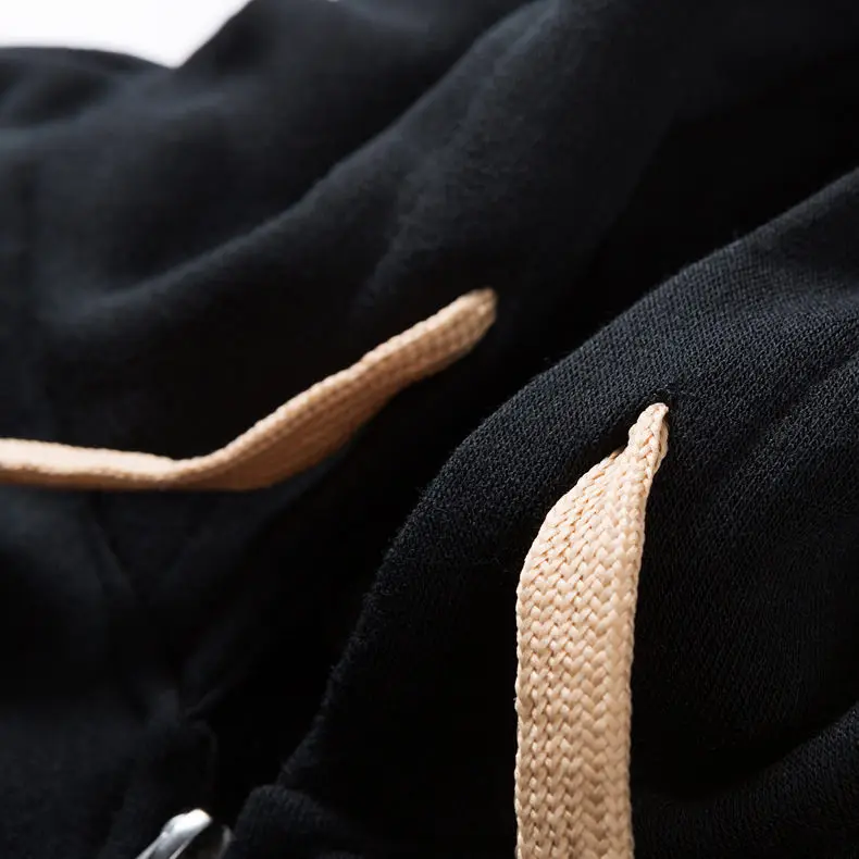 2019 Tracksuit Sets Men Casual Hooded Couple Fleece Cotton Male Sweatshirts Man Sportswear Suits Youth Zipper Cardigan+Pant 2PCS 7