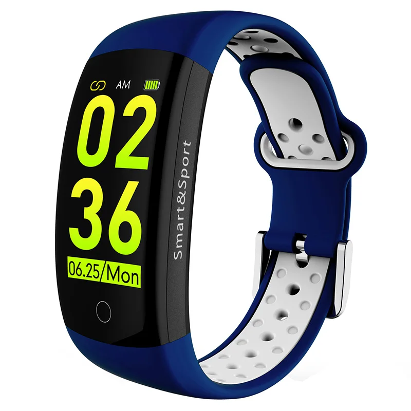 Q6S Smartband Colors 3D dynamic Blood Pressure Heart Rate Monitor Smart Bracelet Wristband Waterproof Sports Fitness Watch Band (3)