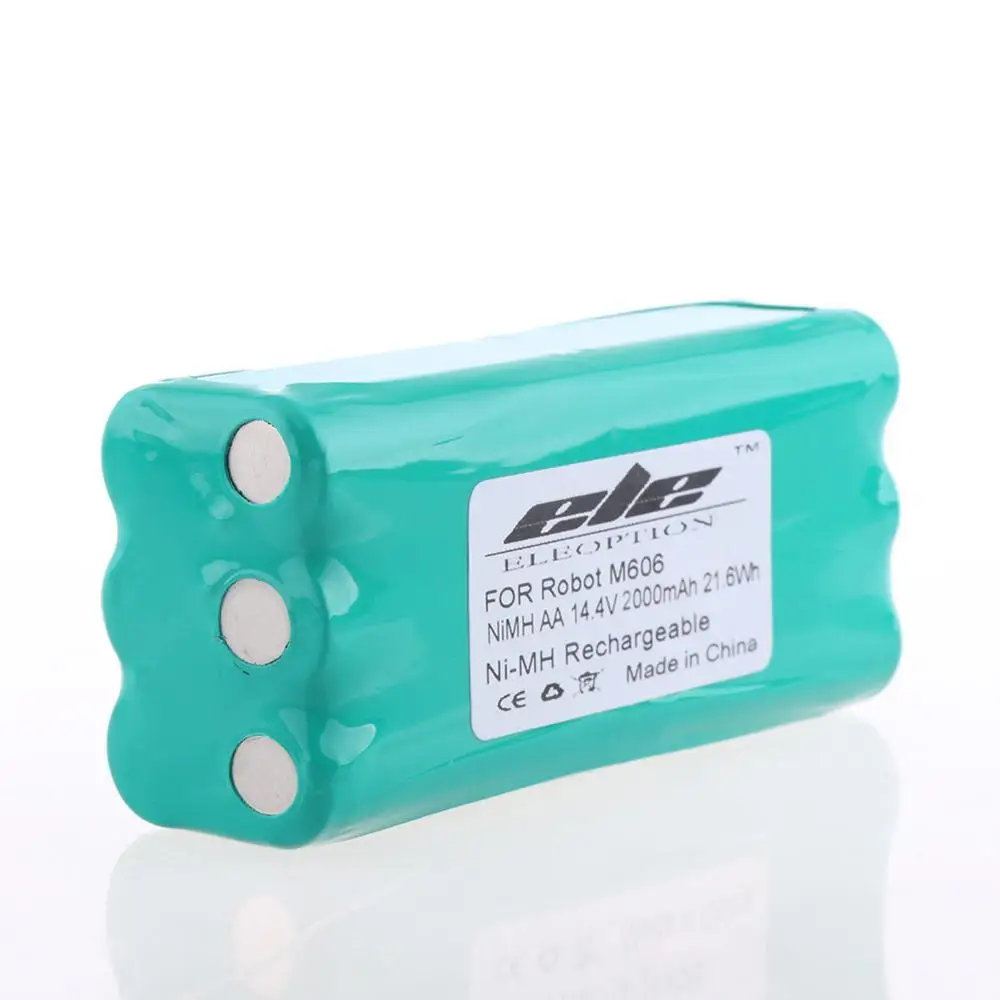 

High Quality 4PCS 14.4V 2000mAh 2.0Ah Ni-MH Replacement Vacuum Battery for Libero Vacuum 0606004, M606 14.4 Volt