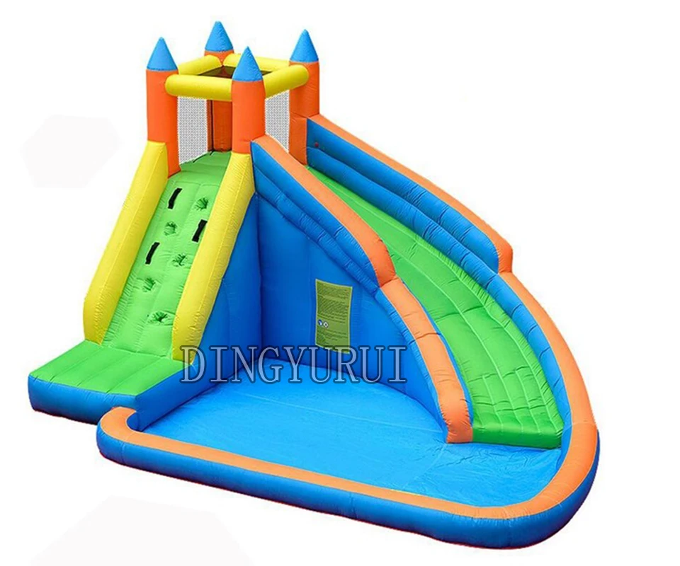 

5*4*3m Inflatable Water Slide Pool Jumping Bouncer Castle With Air Blower for children