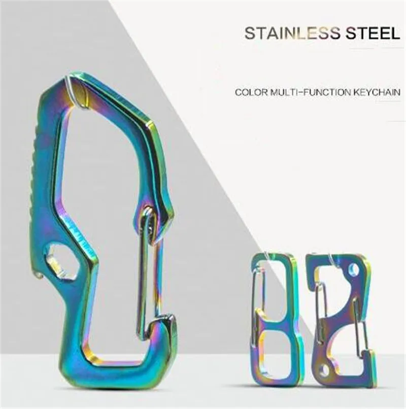 

SPIRIT BEAST Motorcycle Accessories Keychain Creative Color Keychain Waist Buckle Stainless Steel Key Motocross Styling Multi F