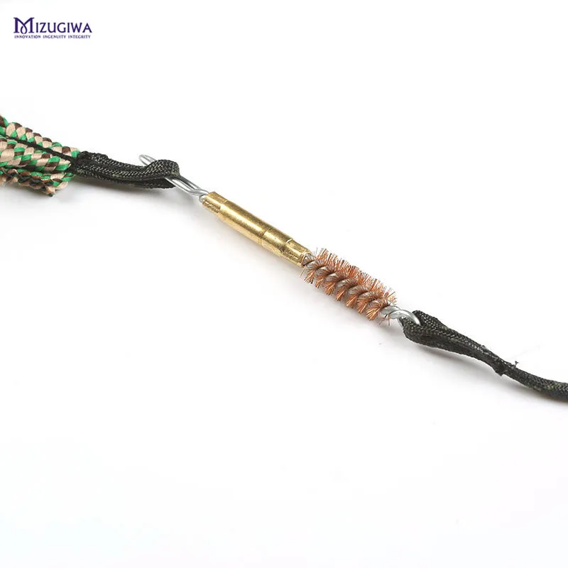 MIZUGIWA очистить змейку. 308 30-30 30-06 300 303 Cal 7,62 мм пистолет очистки Boresnake Hunting caza винтовка пистолет пистолеты