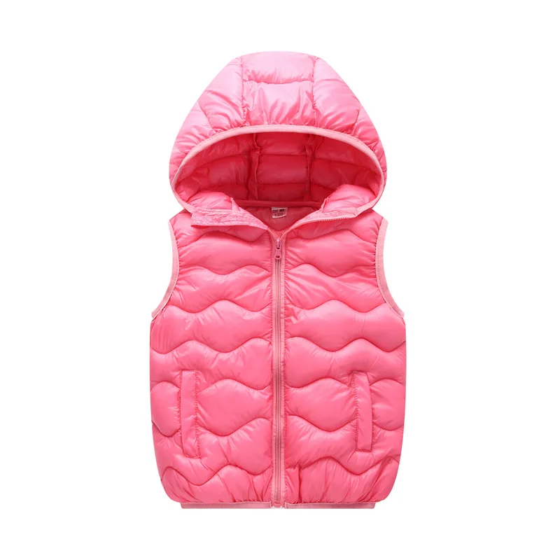 

T018 Autumn and winter children's Clothing Down Cotton Vest Jacket Children's clothing Warm and Light Padded Vest