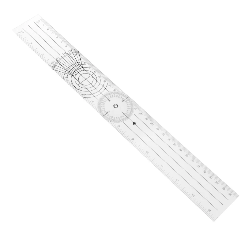 50JC Professional Medical Spinal Ruler for Measure the Movement Range of Joints Such As Elbows, Knees and Fingers