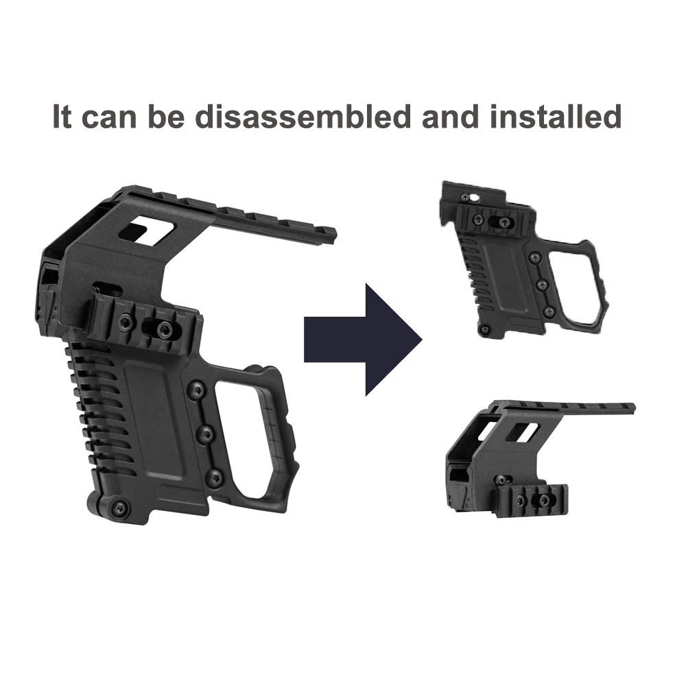 Тактический Пистолет Карабин Комплект Glock серии база для рейки загрузочное устройство для Glock G17 18 19 пистолет Rail аксессуары для горной охоты