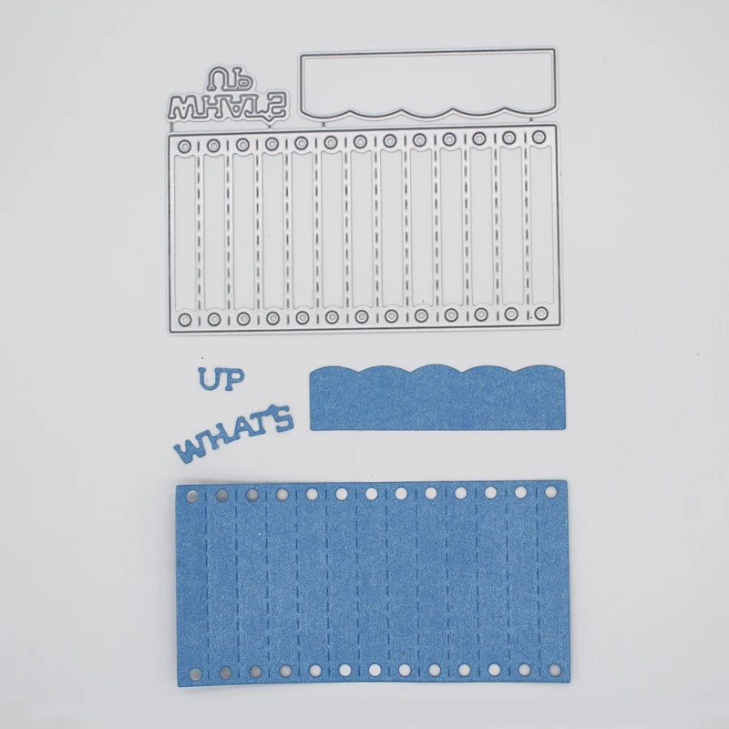 

Grid notebook frame Metal Cutting Dies For DIY Scrapbooking Embossing Photo Album Crafts 120*86 mm