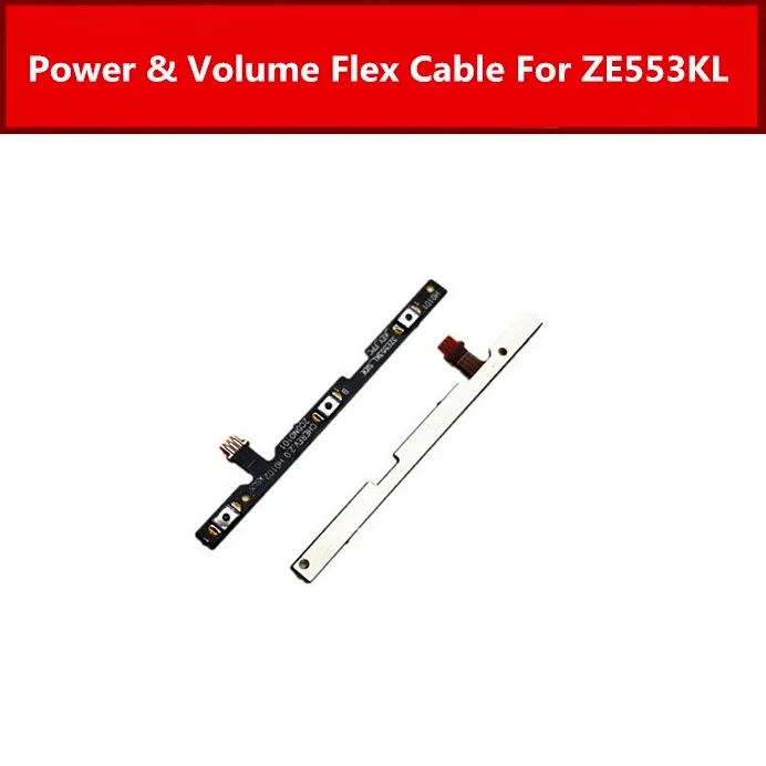 Гибкий кабель для Asus Zenfone 3 Zoom ZE553KL Z01HD лента с кнопкой громкости ZX550ML ZX551ML кнопка