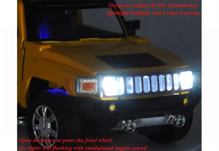 124 Diecast Car Model For Hummer H3 (16)