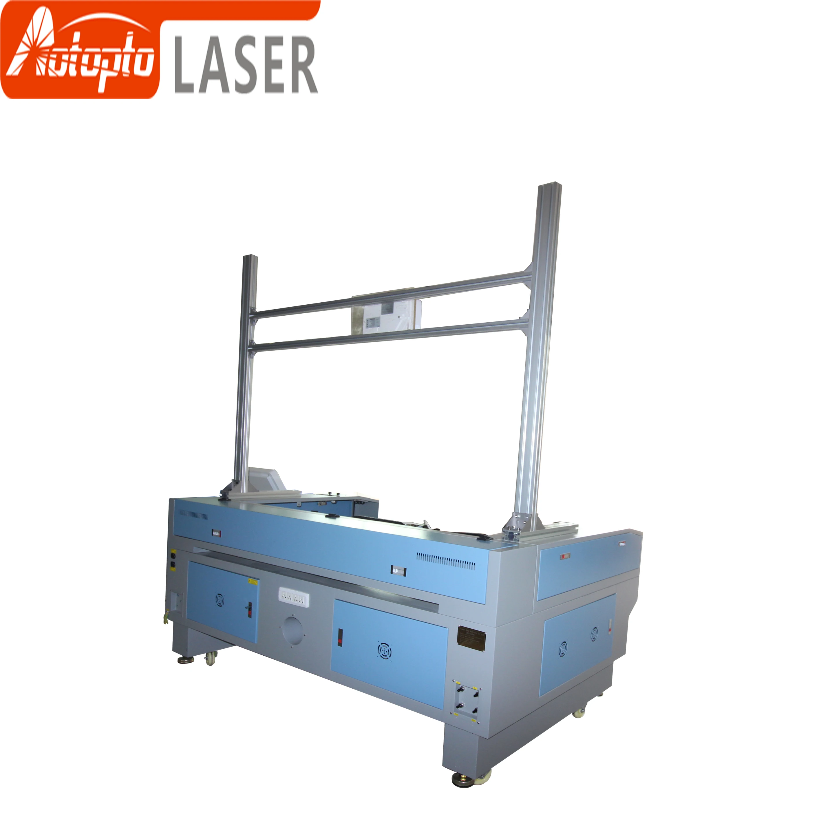 Projector positioning Co2 laser cutting&engraving machine double heads