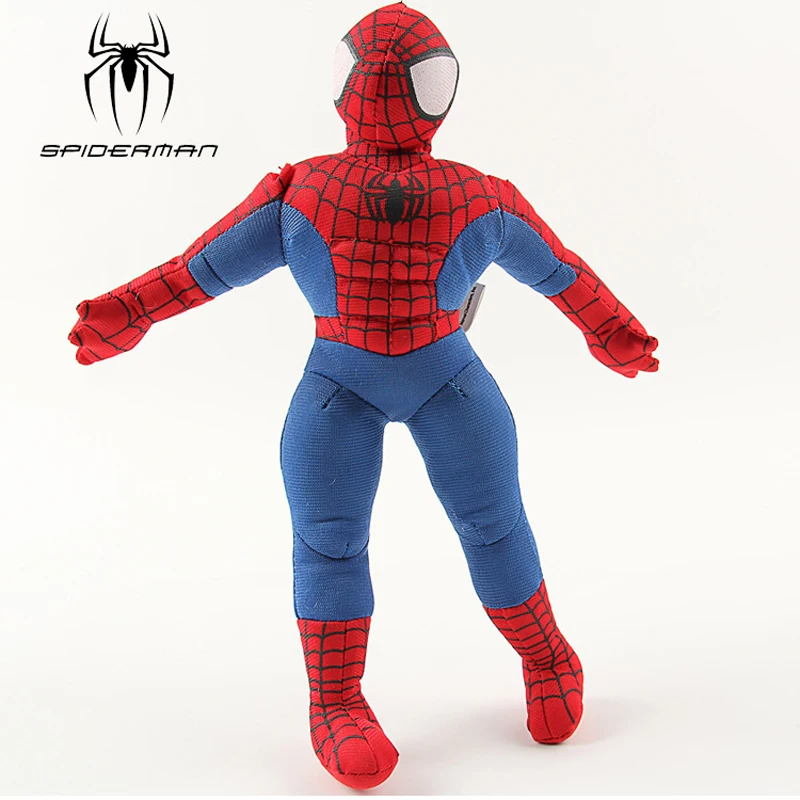 Мстители, Человек-паук, плюшевые игрушки, кукла, супергерой Марвел, Человек-паук, Человек-паук, плюшевые мягкие игрушки для детей, подарок для детей, 25 см, 40 см