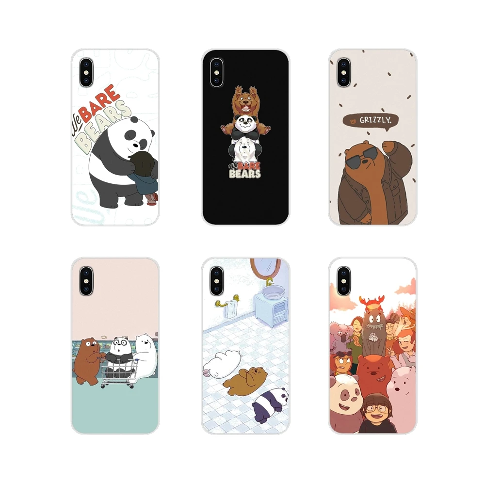 

For Huawei G7 G8 P7 P8 P9 P10 P20 P30 Lite Mini Pro P Smart Plus 2017 2018 2019 we bare bears miniso TPU Transparent Shell Cases