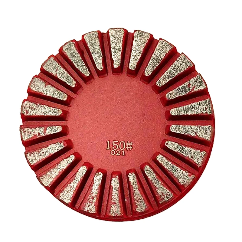 RIJILEI 3inch Diamond Concrete Grinding Pad 80mm Metal bonded Diamond Grinding Wheel Redi Lock Floor Sanding Polishing Disc JX10 RIJILEI 3inch Diamond Concrete Grinding Pad 80mm Metal bonded Diamond Grinding Wheel Redi Lock Floor Sanding Polishing Disc JX10