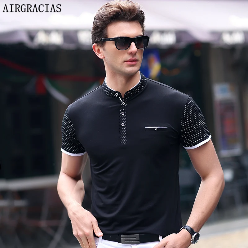 Aliexpress.com : Buy AIRGRACIAS Men Polo Shirt Slim Fit