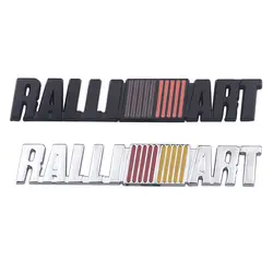 3D металлический Автомобильный логотип ralliart наклейка эмблема значок наклейка крыло боковая наклейка s для Mitsubishi ralliart Lancer 9 10 Asx Outlander