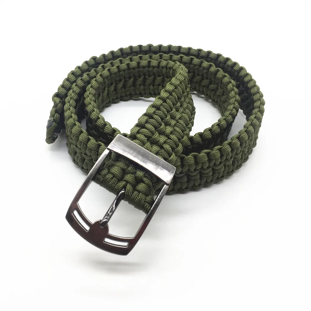 

Manufacturer Paracord 550 Survival Belt Rope Hand Made Tactical Military Outdoor Accessories Camping Hiking Equipment Belt