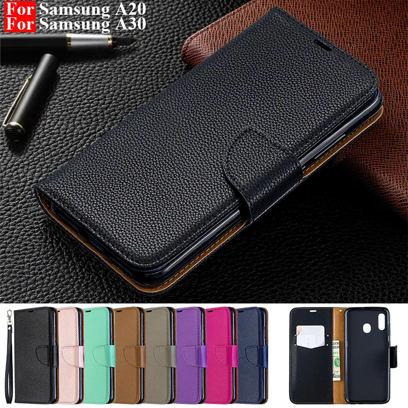 

For Samsung A30 Case Leather Vintage Case On Samsung Galaxy A30 Case Flip Magnetic Wallet Case For Samsung A20 Cover Card Holder