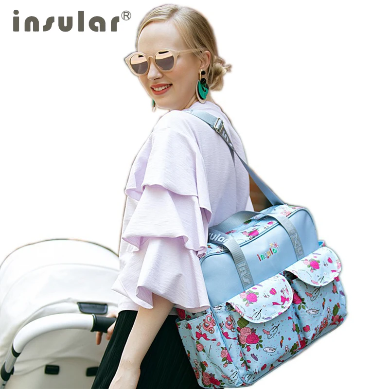 Lovely Baby Diaper Bags Large Capacity Mother Mummy Maternity Shoulder Bag Stroller Nappy Bag Travel Nursing Bag for Baby Care