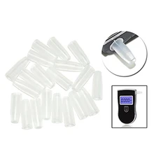 20 шт./пакет Мундштук мини для полиции портативный цифровой анализатор гигиенический дыхательный спирт тестер насадка для выдува одноразовая Чистка