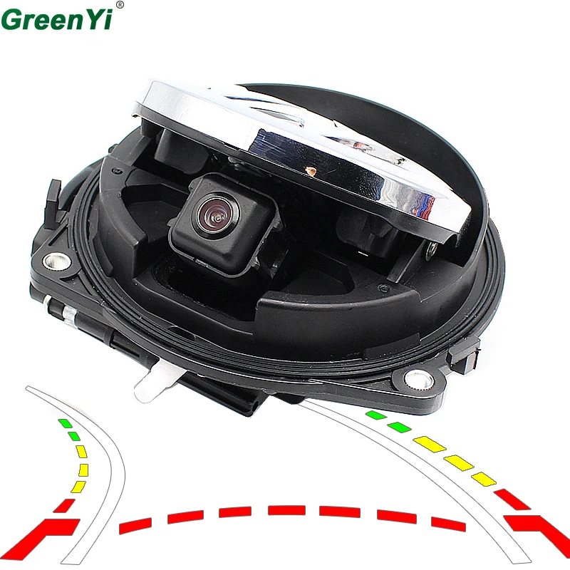 

Intelligent Dynamic Trajectory Tracks Parking Line Smart Flip Trunk Handle Rear View Vehicle Camera For VW CC Golf 6 Passat B7