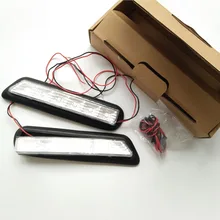 Для Mitsubishi ASX 2010 2011 2012 Outlander Sport RVR ASX Дневной светильник Автомобильный светодиодный светильник день туман светильник 2 шт./компл