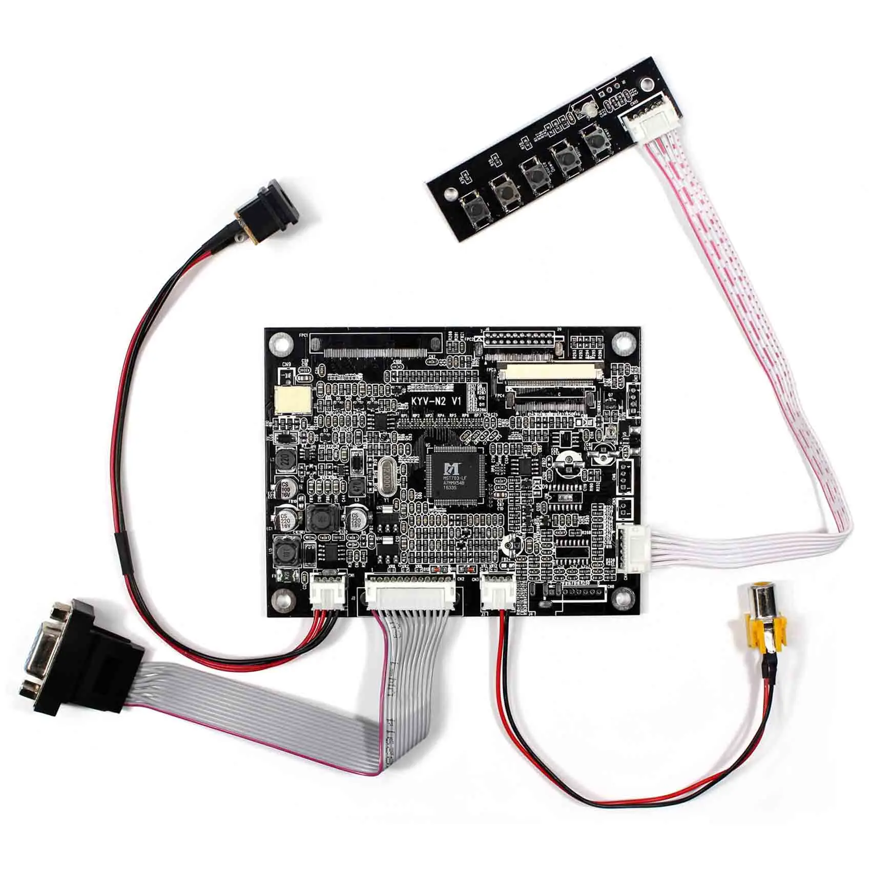 VGA + AV LCD плата контроллера для 5 дюймов 640x480 AT050TN22 ЖК-экран | Электроника