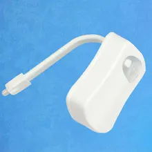 Smart Bathroom toilet light WC LED closestool Body Motion Activated Seat PIR Sensor auto Lamp Activated pedestal Toilet 8color