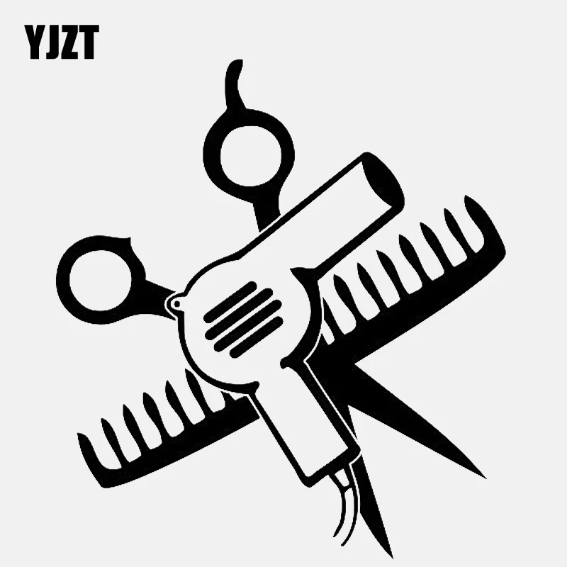 YJZT 13 6 см * 15 приспособления для парикмахерской милый фена волос виниловая