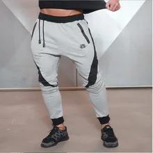 2016 marke Neue Goldmedaille Fitness Beiläufige Elastische Hosen Stretch Baumwolle herren Hosen Körper Ingenieure Jogger Bodybuilding