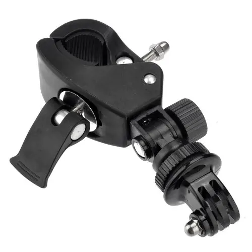 

3 Pcs of (Adjustable Bicycle Bike Handlebar Seatpost Roll Bar Cage Mount Clamp for HD Hero 3, 2 & 1 Camera Black)
