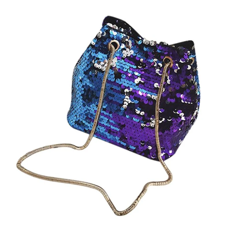 

Crossbody bags for women Messenger bag women's Fashion Shoulder Bag Female Bling Sequins Bucket Bag Drop shipping A0803#30