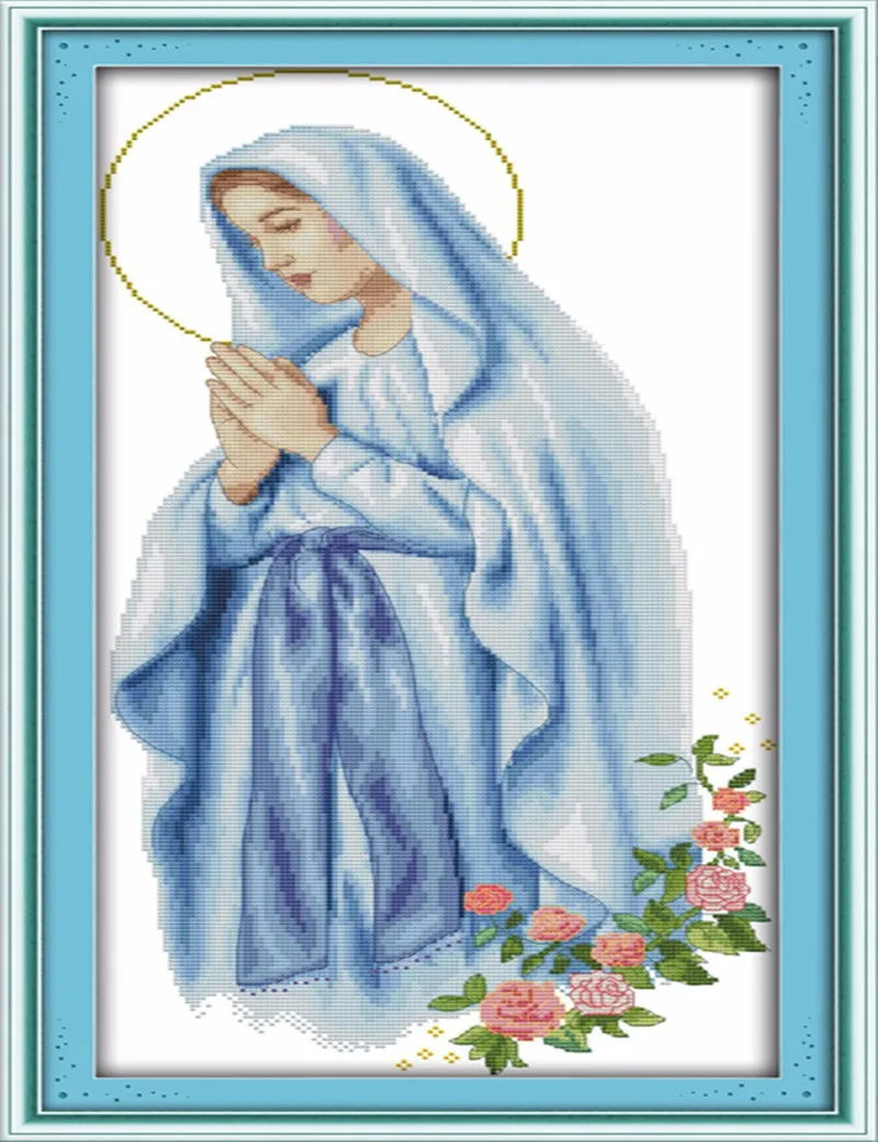 Virgin Mary Cross Stitch