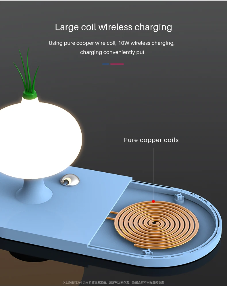 Fast Charging Wireless Charger Night Lamp (6)