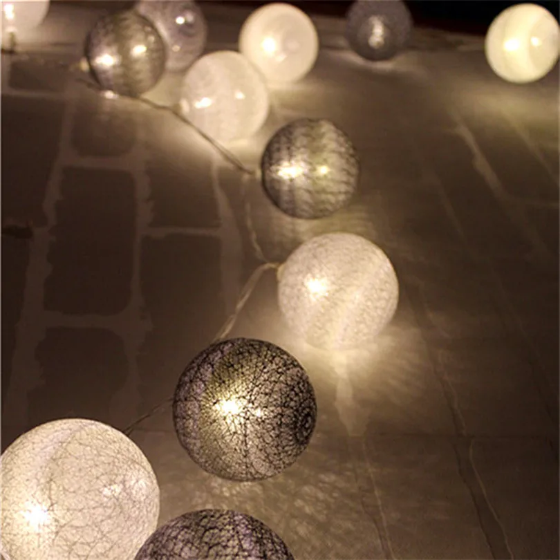 Cool-color-series-Cotton-ball-string-lights-luces-led-decoracion-Holiday-guirlande-led-bedroom-garland-lights
