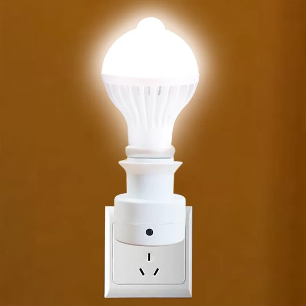 E27 светодиодный движения PIR Сенсор лампы 5 W 7 9 1AC85 265V светильник Авто Смарт